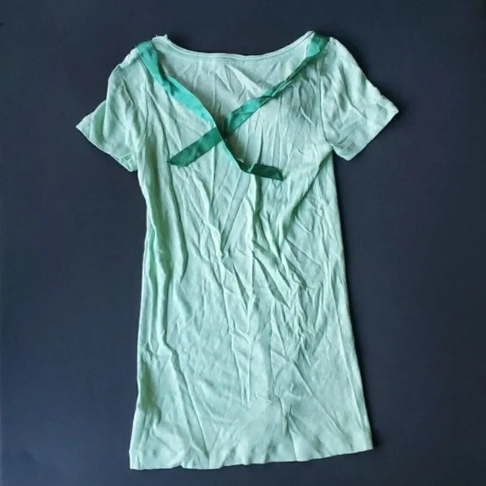 🌼J.crew Green Soft Shirt 100% cotton